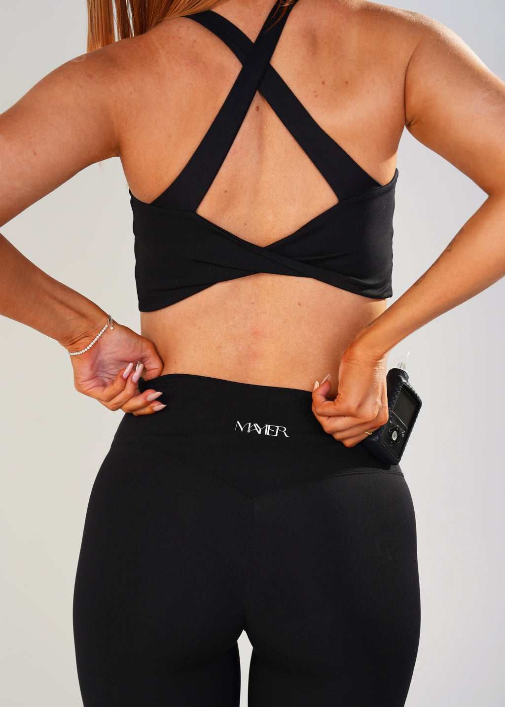After Dark, First Light, Full Length Long Leggings by Mayier.  High rise seamless performance leggings, luxe matte finish